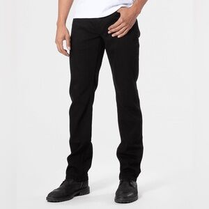 True Classic NWT Black Wash Straight‎ Comfort Stretch Jeans Waist Size 36